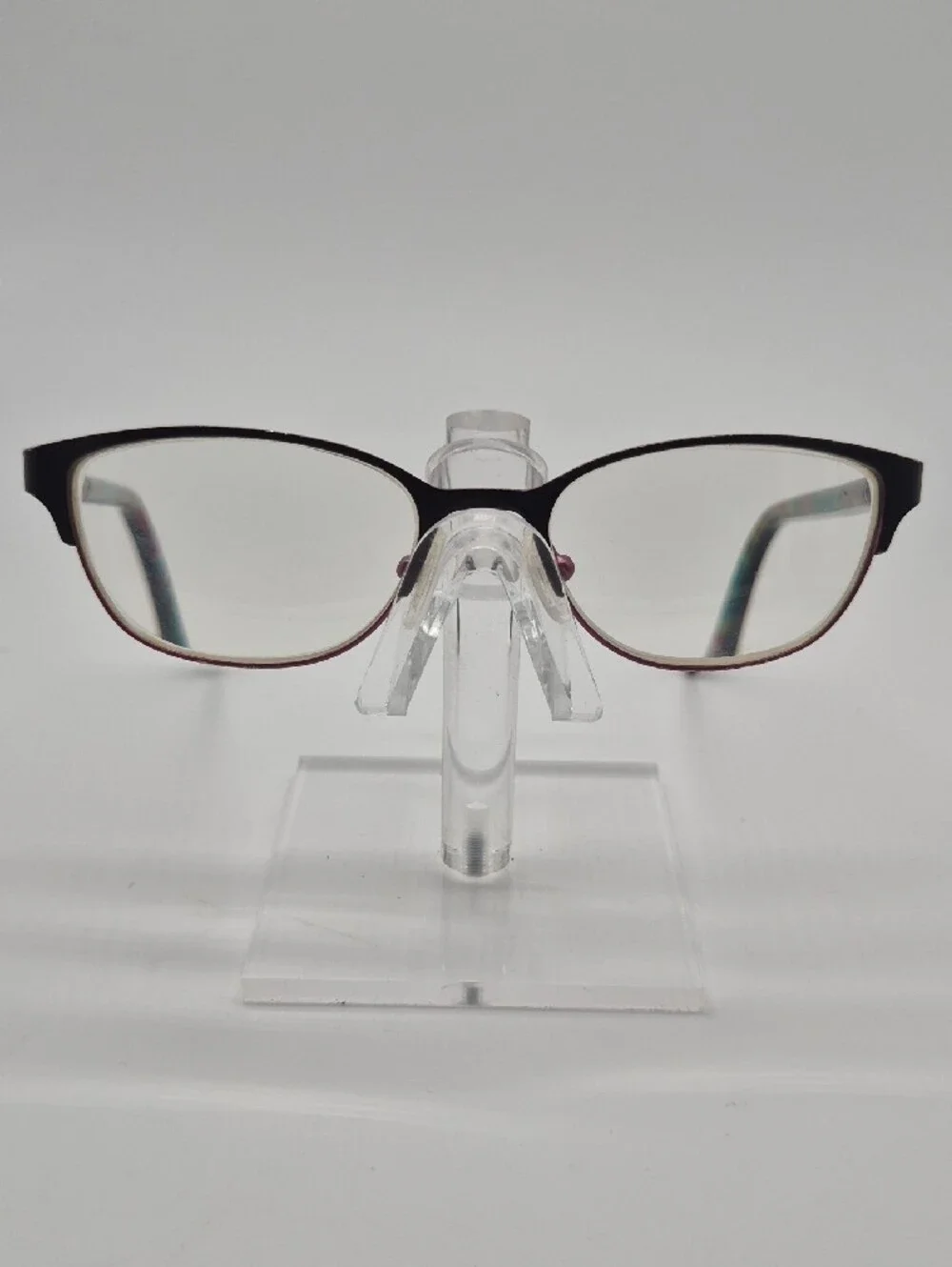 Lilly Pulitzer Black and Pink Rimmed Cat-Eye Glasses
